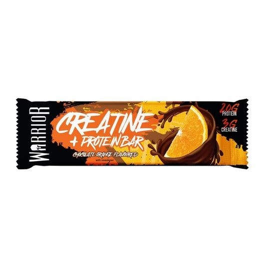 Warrior Creatine Protein Bar (Strength, Muscle, Recovery) 75g 5060756347175 - The Supplement Warehouse Pte Ltd