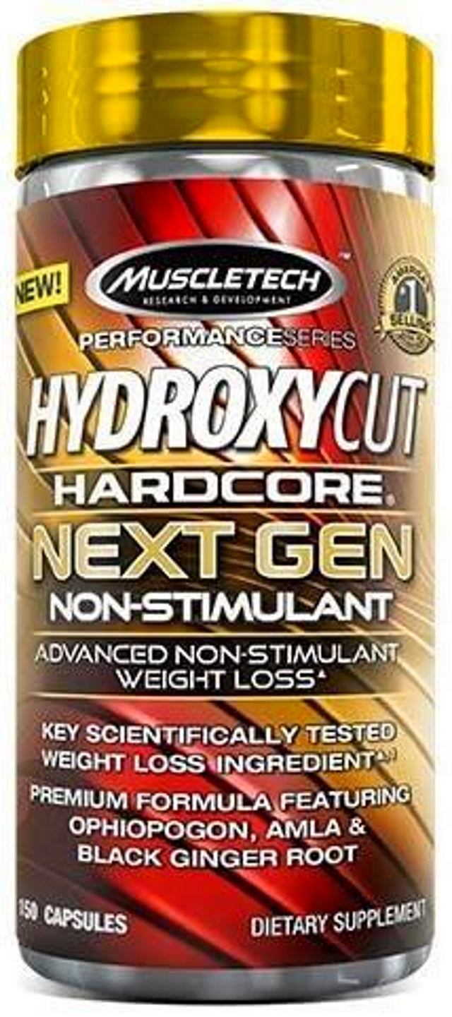 MuscleTech Hydroxycut Hardcore Next Gen Non-Stimulant 150 capsules