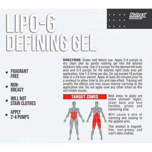 Nutrex Lipo6 Defining Gel (7689) 120 ml