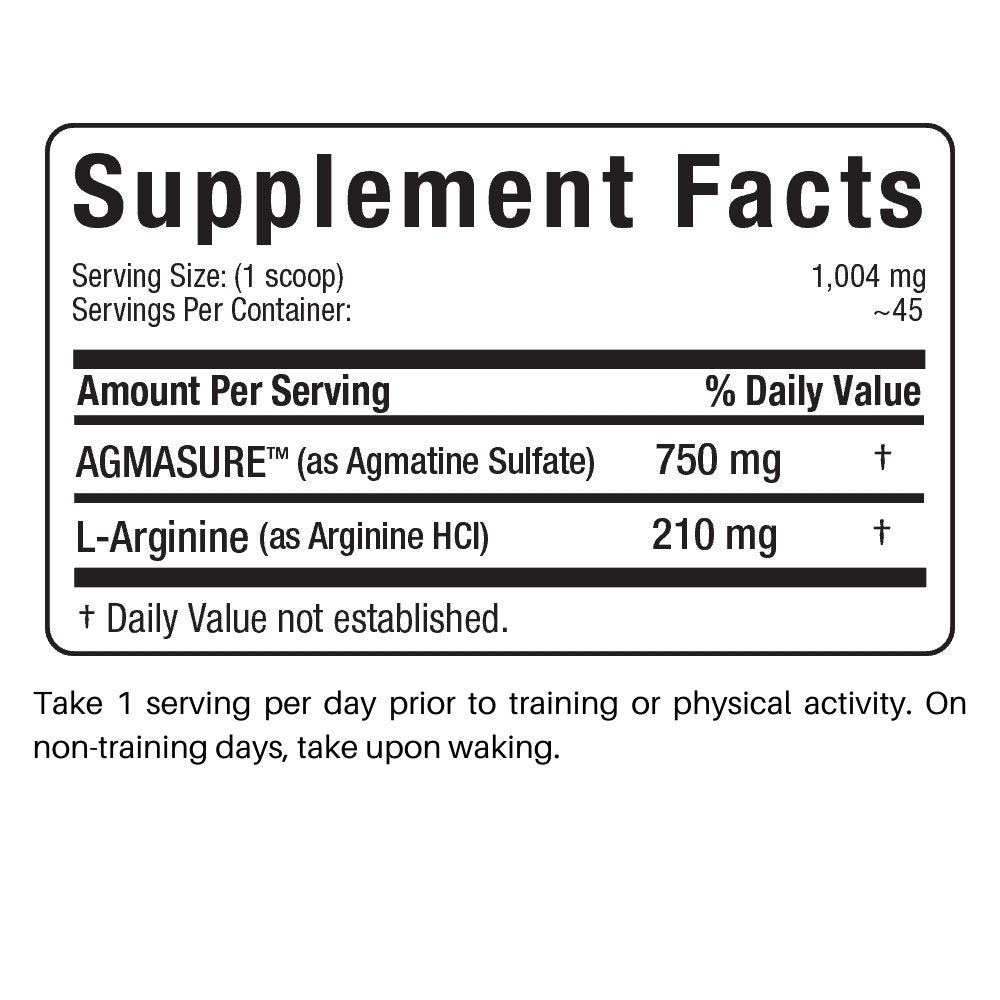 AllMax Agmatine Sulfate + Arginine 45 srv 665553229058- The Supplement Warehouse Pte Ltd