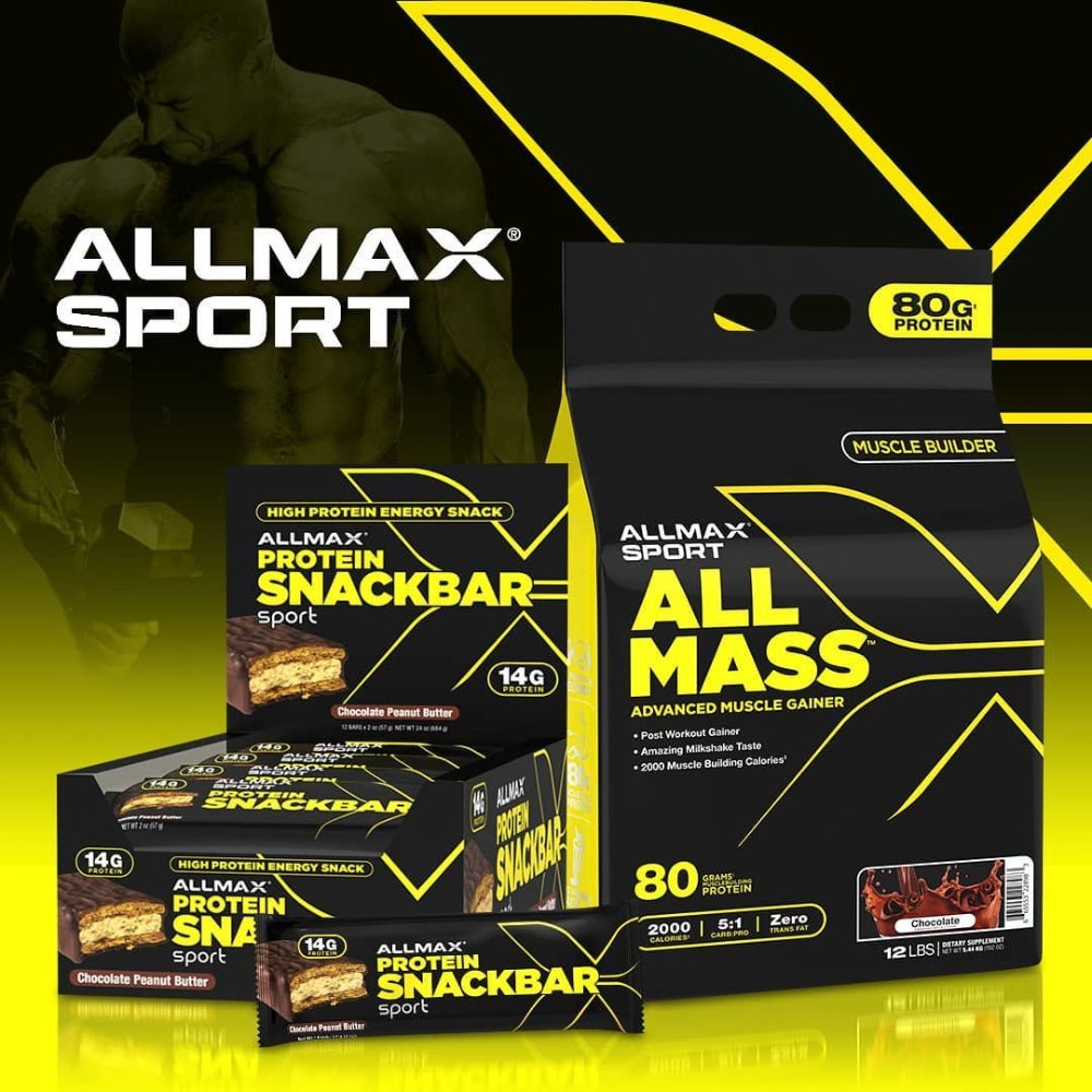 AllMax AllMass Muscle Weight Gainer 12 lbs 665553228983- The Supplement Warehouse Pte Ltd