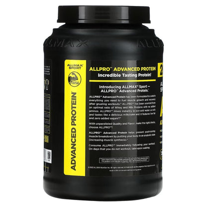 AllMax AllPro Advanced Protein 3.2 lbs 665553229683- The Supplement Warehouse Pte Ltd