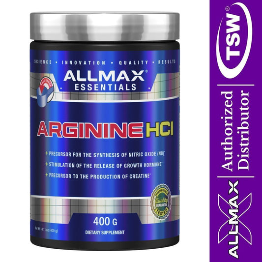 AllMax Arginine 400g 665553200408- The Supplement Warehouse Pte Ltd