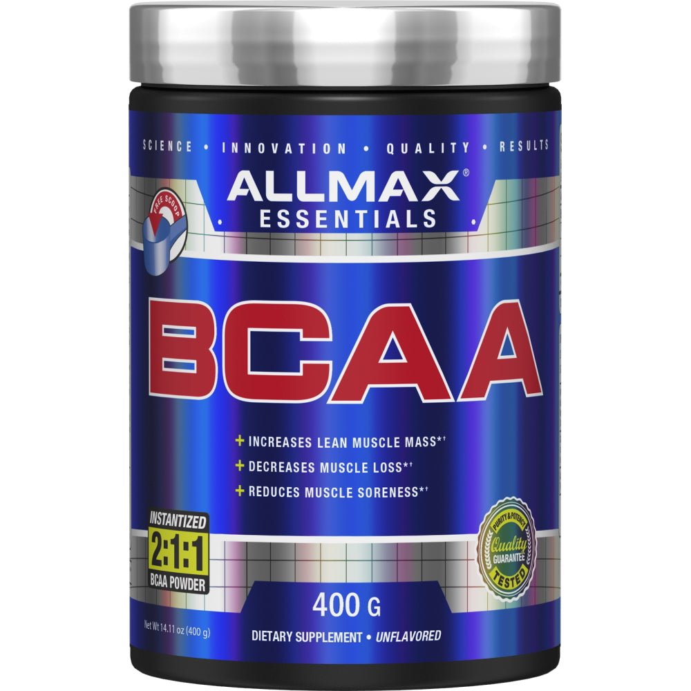 AllMax BCAA 2:1:1 Powder 400g 80 servings 665553202563- The Supplement Warehouse Pte Ltd