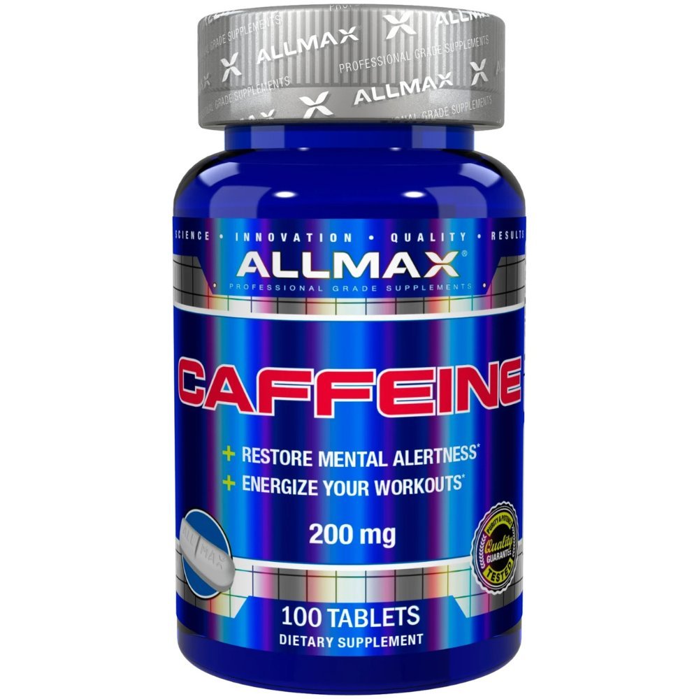 AllMax Caffeine 100 tablets 665553126227- The Supplement Warehouse Pte Ltd