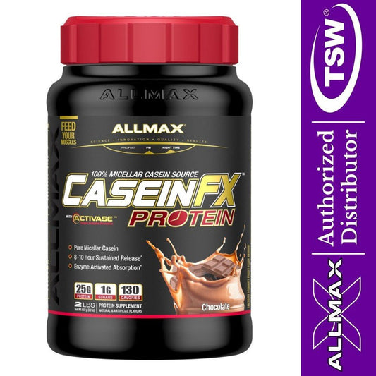 Allmax CaseinFX Slow-Release Protein 2 lbs 665553202150- The Supplement Warehouse Pte Ltd