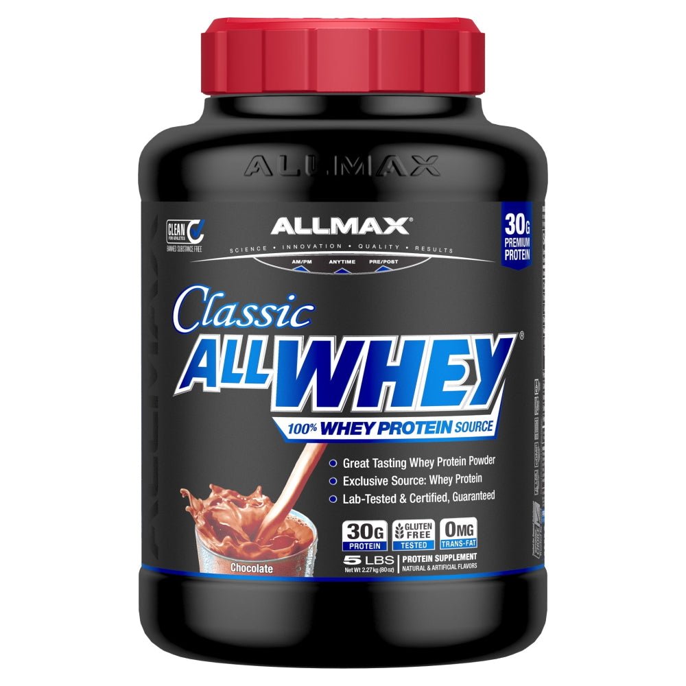 AllMax Classic AllWhey Protein 5 lbs 665553225166- The Supplement Warehouse Pte Ltd