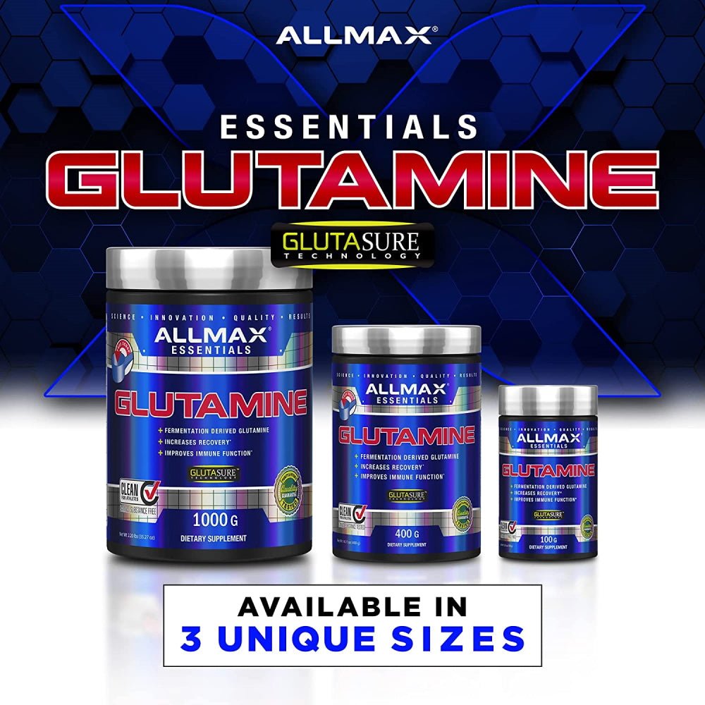 AllMax GlutaSure™ Glutamine 1000g 665553122946xx- The Supplement Warehouse Pte Ltd