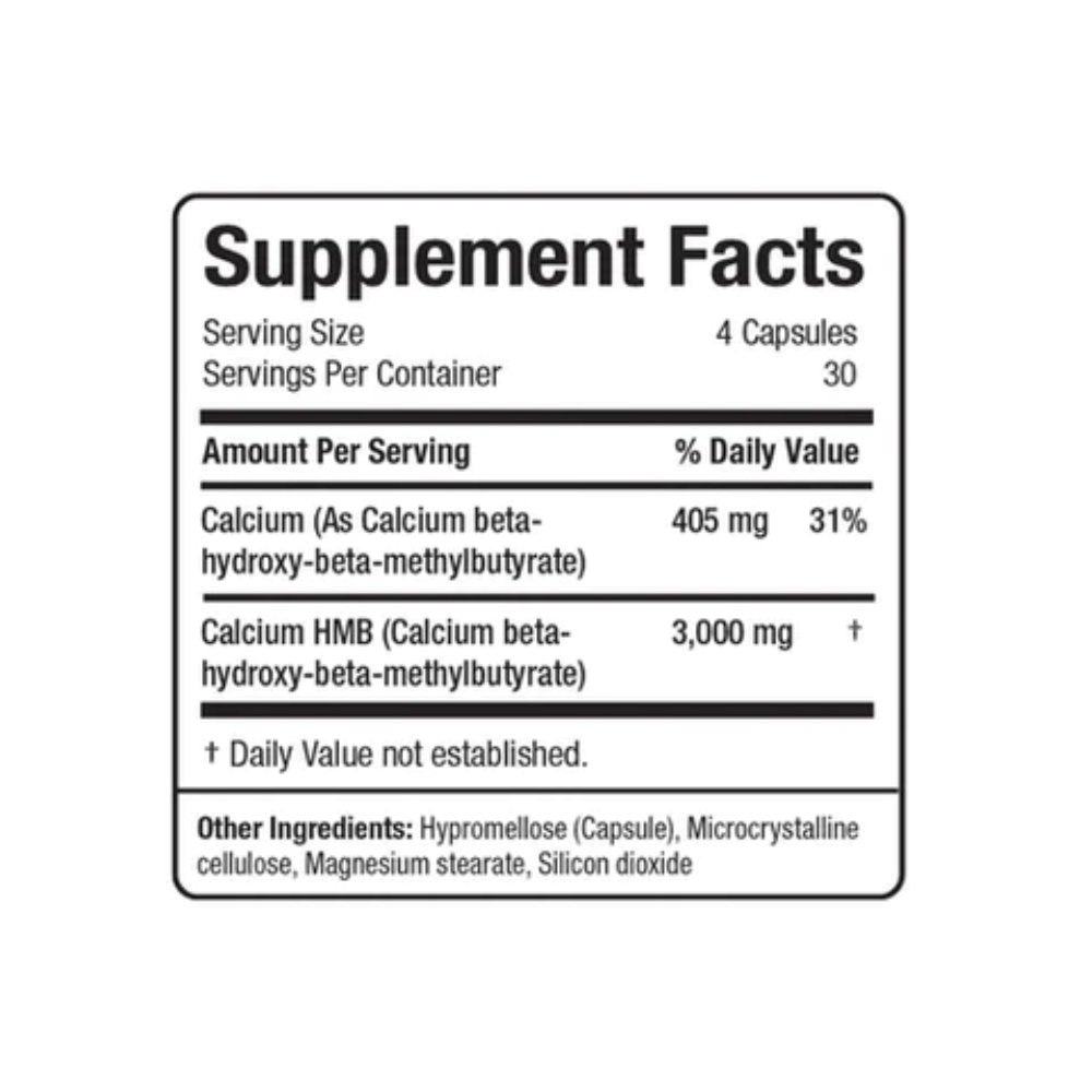 AllMax HMB 3000 120 veg caps 665553229652- The Supplement Warehouse Pte Ltd