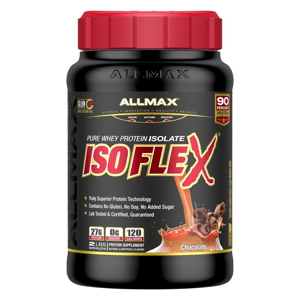 AllMax Isoflex Whey Isolate 2 lbs 665553202105- The Supplement Warehouse Pte Ltd