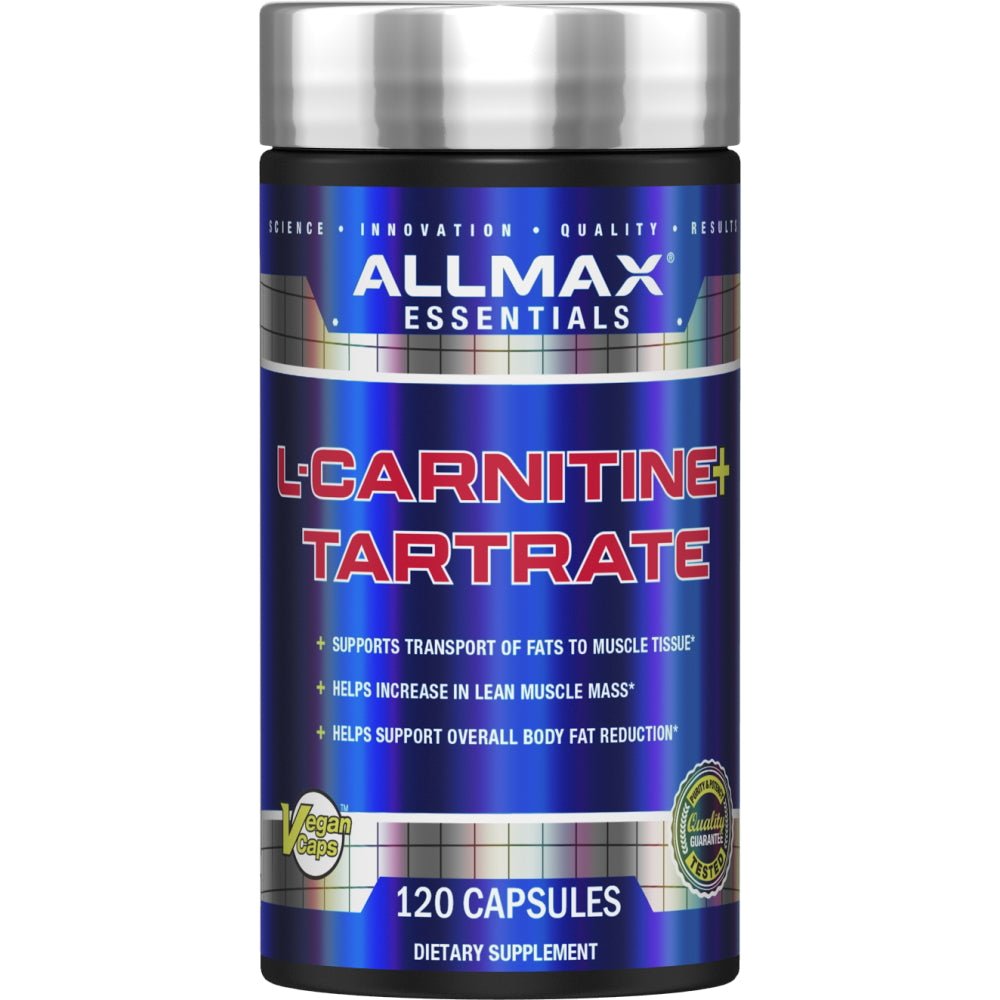 AllMax L-Carnitine + Tartrate 120 capsules 665553202419- The Supplement Warehouse Pte Ltd