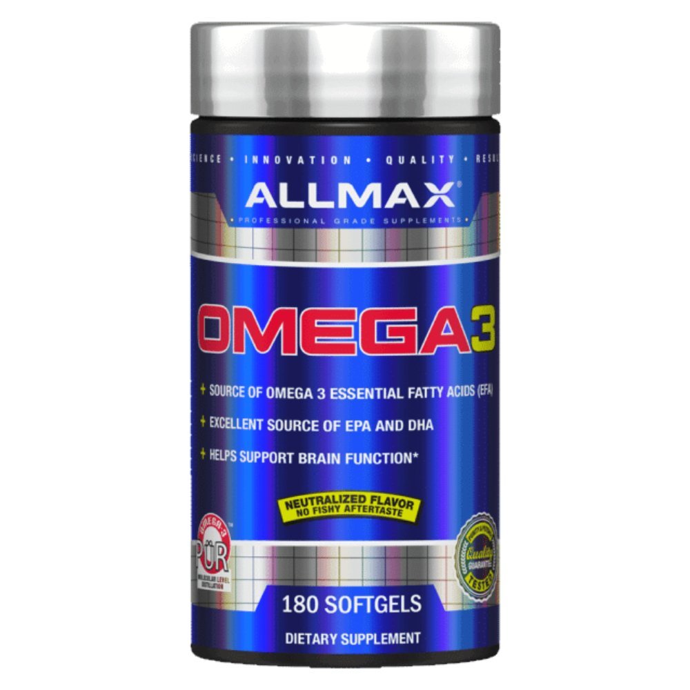 AllMax Omega3 180 softgels 665553202556- The Supplement Warehouse Pte Ltd