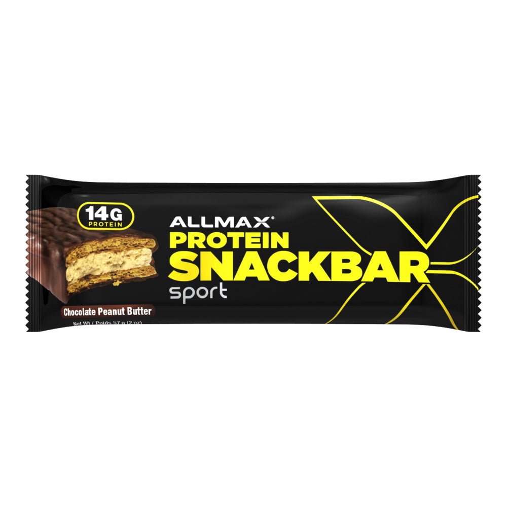 Allmax Protein Snack 57g Single Bar 665553201856- The Supplement Warehouse Pte Ltd