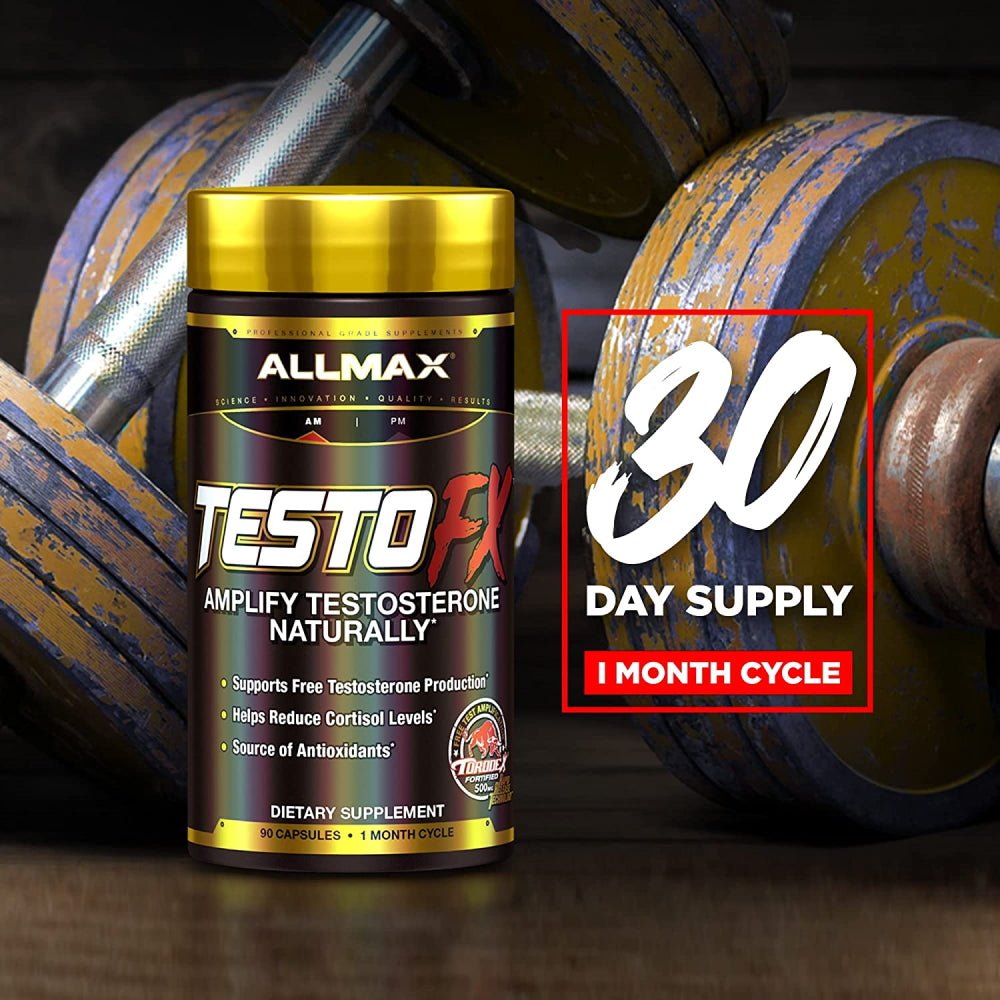 AllMax TestoFX 90 capsules 665553202334- The Supplement Warehouse Pte Ltd