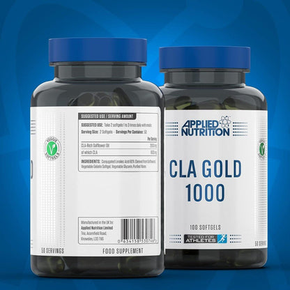 Applied CLA Gold 1000 (HALAL) 100 veg softgels 634158530746- The Supplement Warehouse Pte Ltd