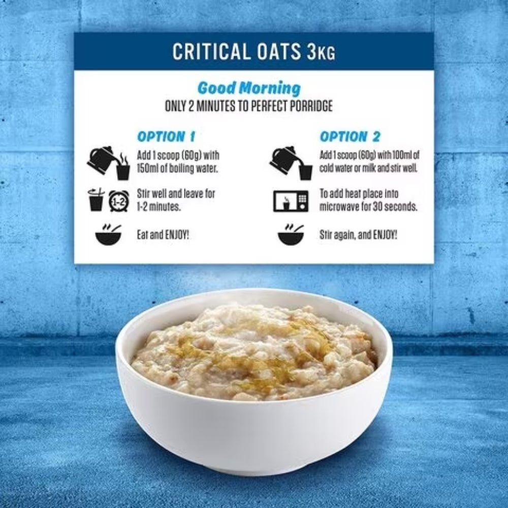 Applied Critical Oats Protein Porridge 50srv 3kg (HALAL) 634158758782- The Supplement Warehouse Pte Ltd