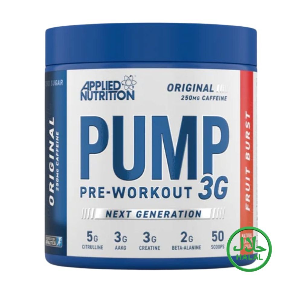 Applied Pump 3G Pre-Workout Original (HALAL) 375g 634158794322- The Supplement Warehouse Pte Ltd