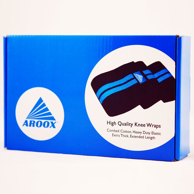 Aroox Knee Wraps (1 pair) SP-68- The Supplement Warehouse Pte Ltd