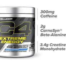 Load image into Gallery viewer, Cellucor C4 Extreme Energy 30srv