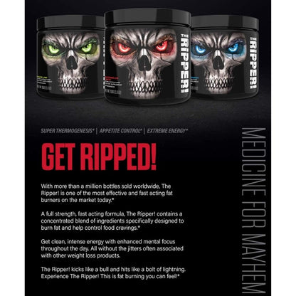 JNX The Ripper Fat Burner 30 servings 799439669895- The Supplement Warehouse Pte Ltd