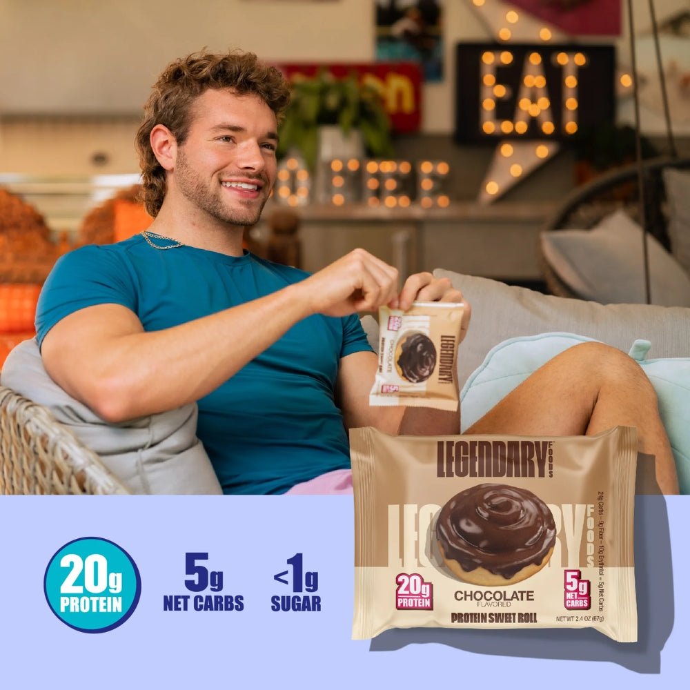 Legendary Foods Protein Sweet Roll 67g Single Piece 810035971646- The Supplement Warehouse Pte Ltd
