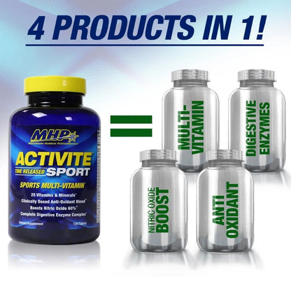MHP Activite Sports Multi-Vitamin 120 tabs 666222007984- The Supplement Warehouse Pte Ltd