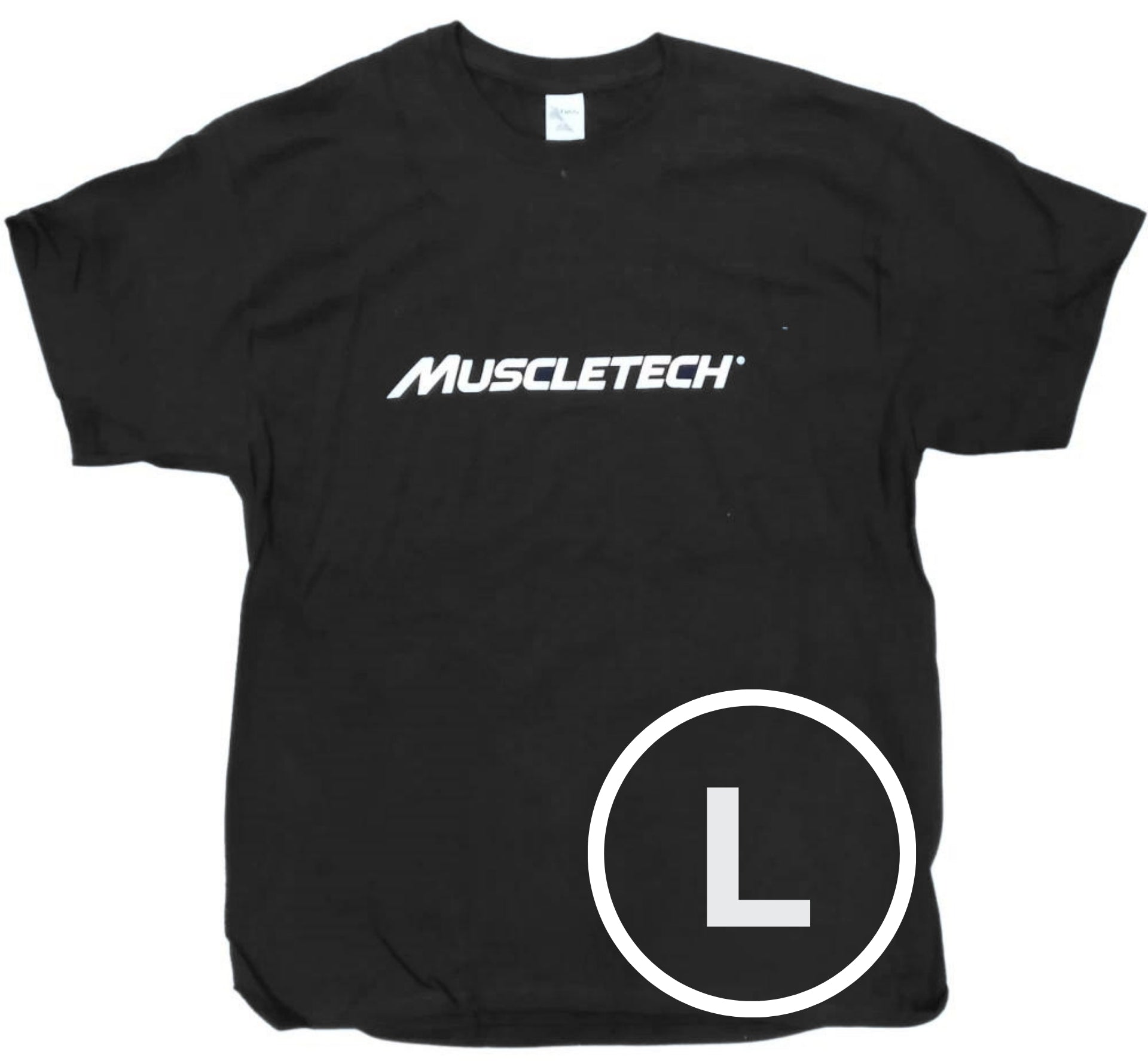 MuscleTech Plain Black T-Shirt