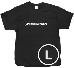 MuscleTech Plain Black T-Shirt
