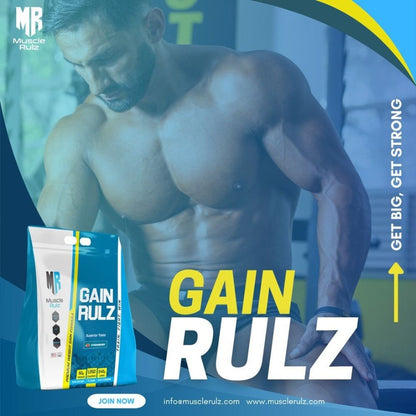 Muscle Rulz Gain Rulz 8lb 11srv 854636008462- The Supplement Warehouse Pte Ltd