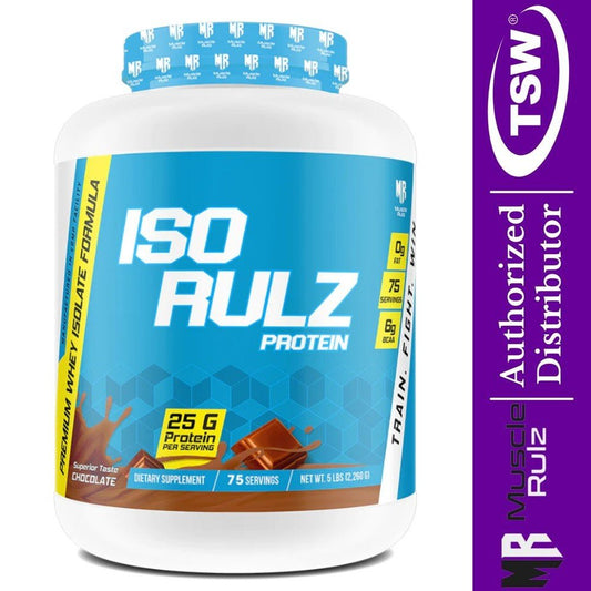 Muscle Rulz Iso Rulz Whey Isolate 5lbs 75srv 850050888093- The Supplement Warehouse Pte Ltd