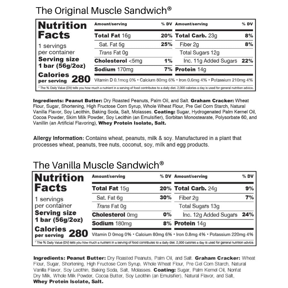 Muscle Sandwich Protein 56g Single Bar 851269003017- The Supplement Warehouse Pte Ltd