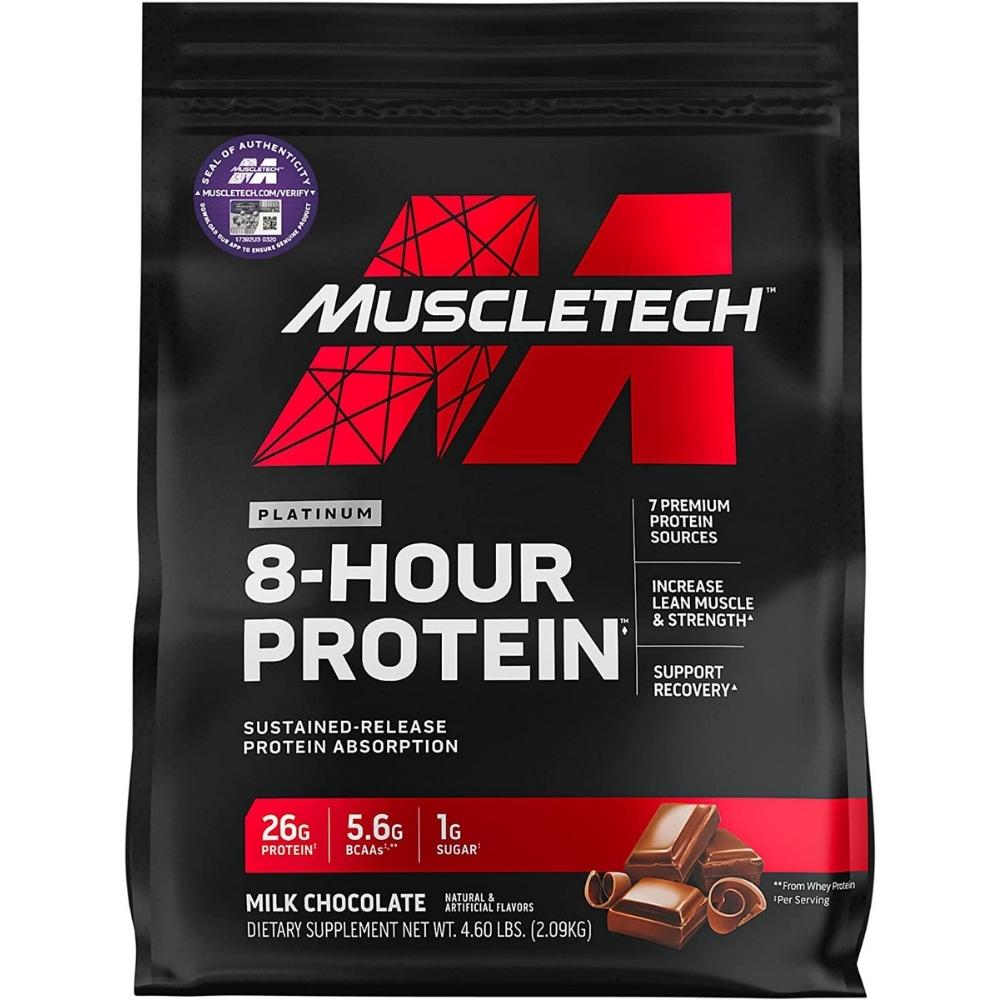 MuscleTech 8-Hour Protein 4.6 lbs 631656703528- The Supplement Warehouse Pte Ltd