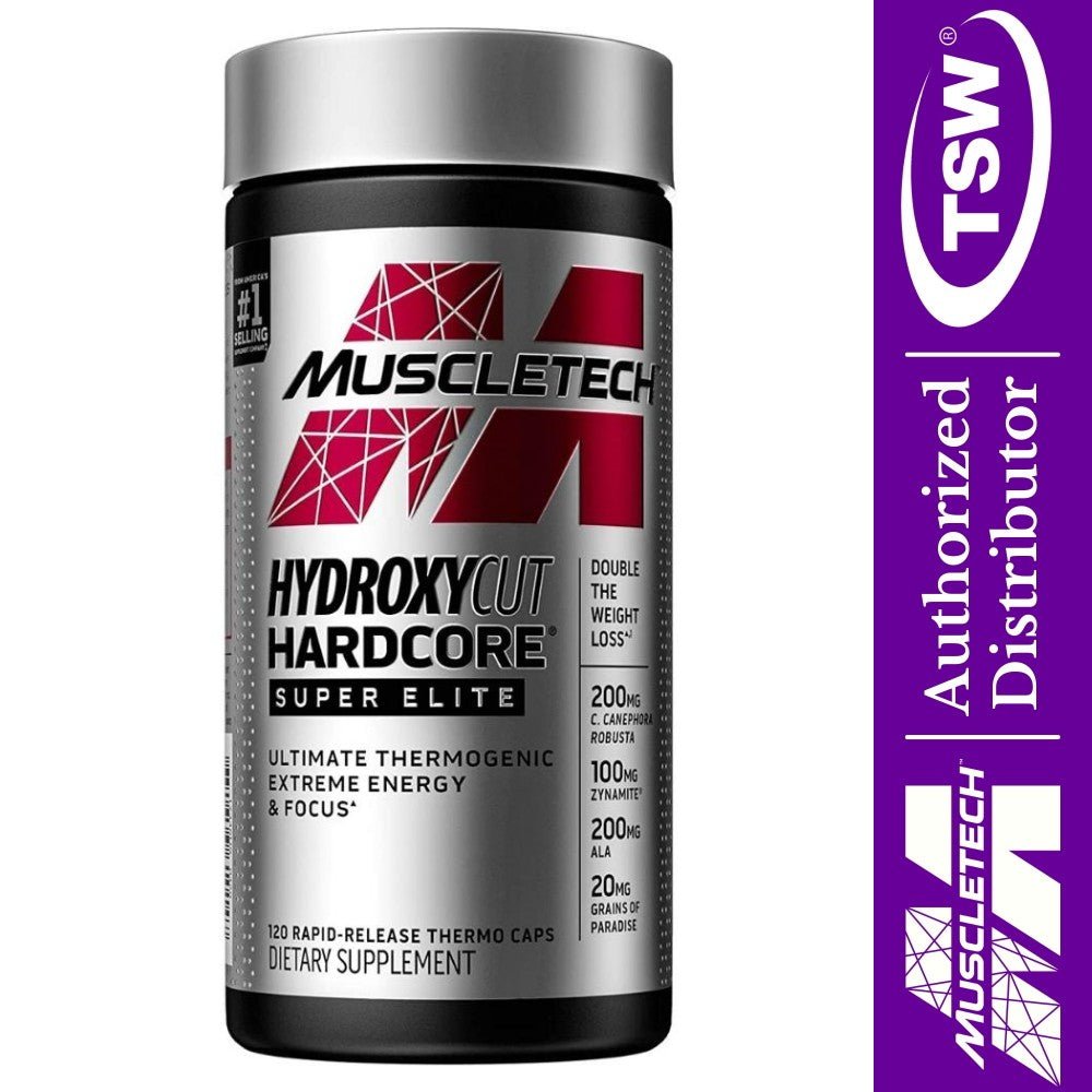 MuscleTech Hydroxycut Hardcore Super Elite 120 caps 631656610147- The Supplement Warehouse Pte Ltd