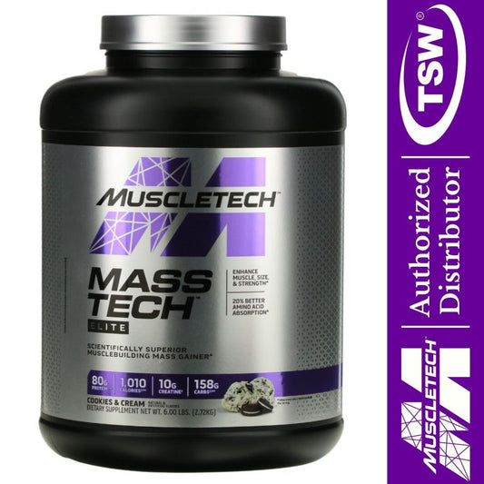 MuscleTech Mass Tech Elite 6 lbs 631656716894- The Supplement Warehouse Pte Ltd