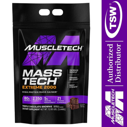 MuscleTech Mass Tech Extreme 2000 12 lbs 631656259940- The Supplement Warehouse Pte Ltd