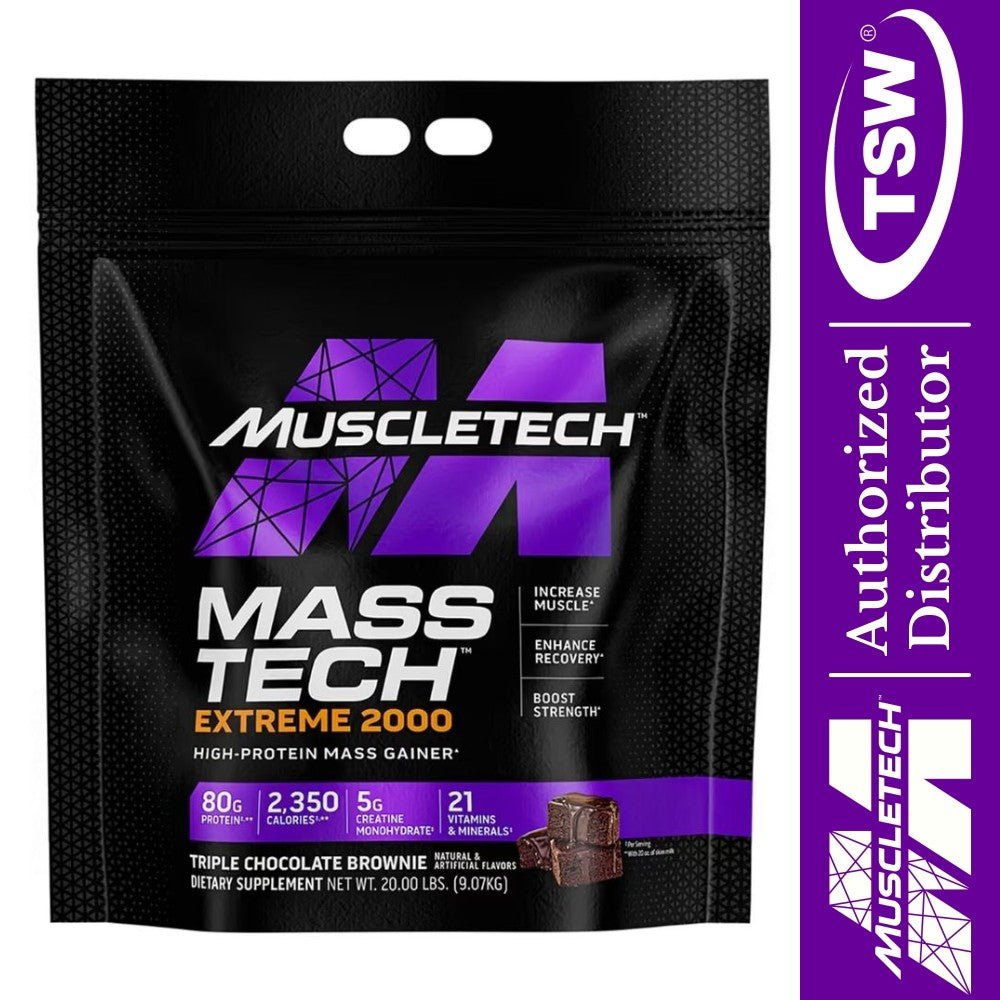 MuscleTech Mass Tech Extreme 2000 20 lbs 631656716986- The Supplement Warehouse Pte Ltd