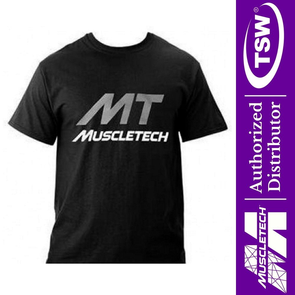MuscleTech MT Logo Black T-Shirt M SP-117- The Supplement Warehouse Pte Ltd