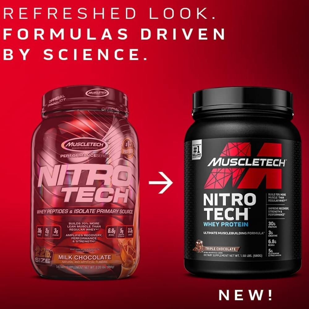 MuscleTech Nitro Tech 4 lbs 631656703313- The Supplement Warehouse Pte Ltd