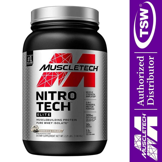 MuscleTech Nitro Tech Elite 23 servings 2.2 lbs 631656715521- The Supplement Warehouse Pte Ltd
