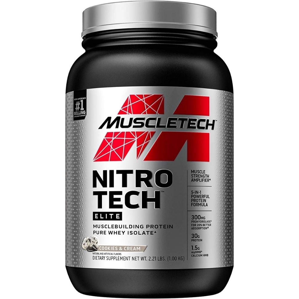 MuscleTech Nitro Tech Elite 23 servings 2.2 lbs 631656715651- The Supplement Warehouse Pte Ltd