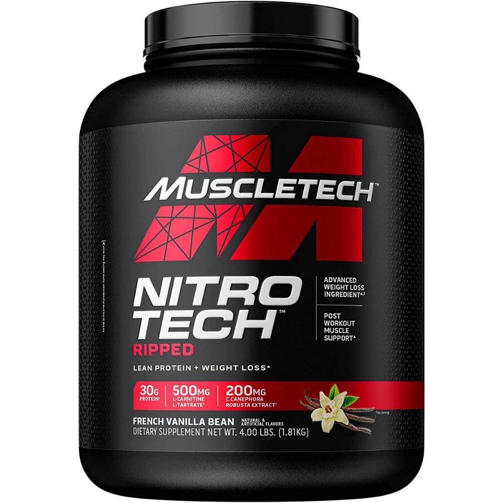 MuscleTech Nitro Tech Ripped 4 lbs 631656709575- The Supplement Warehouse Pte Ltd