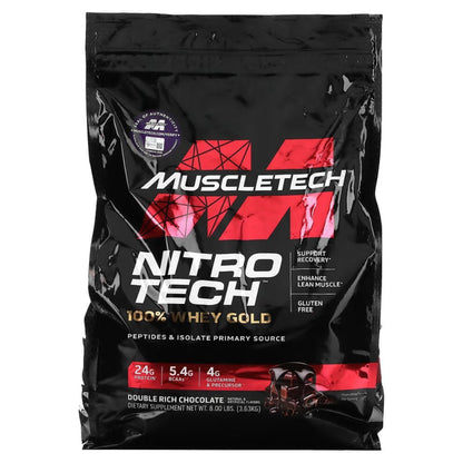 MuscleTech Nitro Tech Whey Gold 8 lbs 631656711813- The Supplement Warehouse Pte Ltd