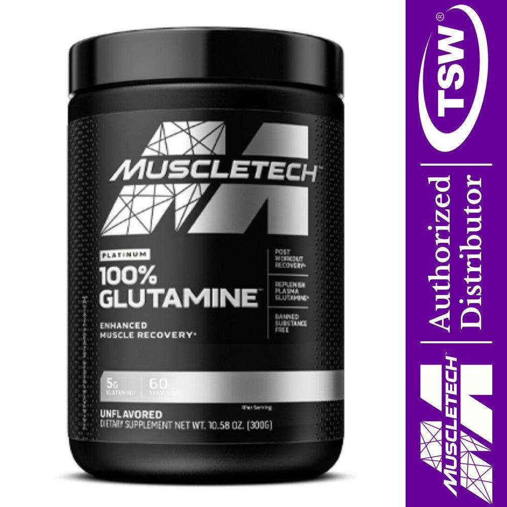 MuscleTech Platinum 100% Glutamine 631656705706- The Supplement Warehouse Pte Ltd