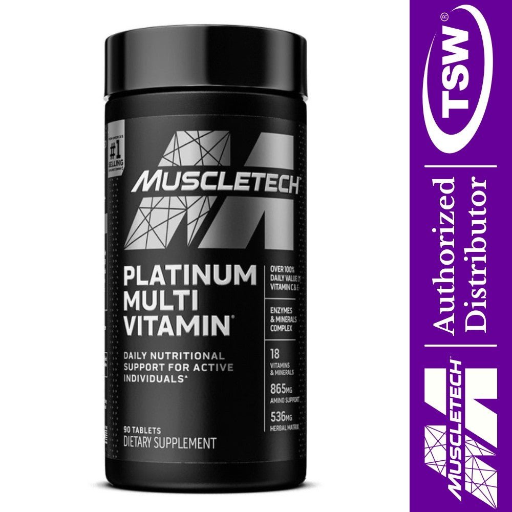 MuscleTech Platinum Multi Vitamin 90 tablets 631656610178- The Supplement Warehouse Pte Ltd