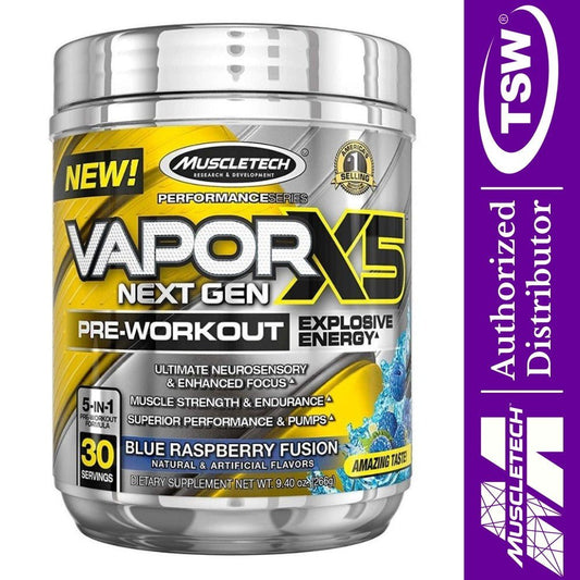 MuscleTech Vapor X5 Next Gen 30 servings 631656254013- The Supplement Warehouse Pte Ltd