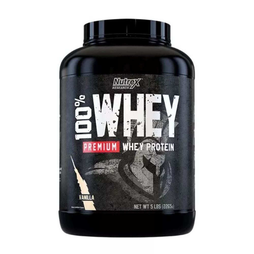 Nutrex 100% Premium Whey Protein 5 lbs + Free Shaker Bundle - The Supplement Warehouse Pte Ltd