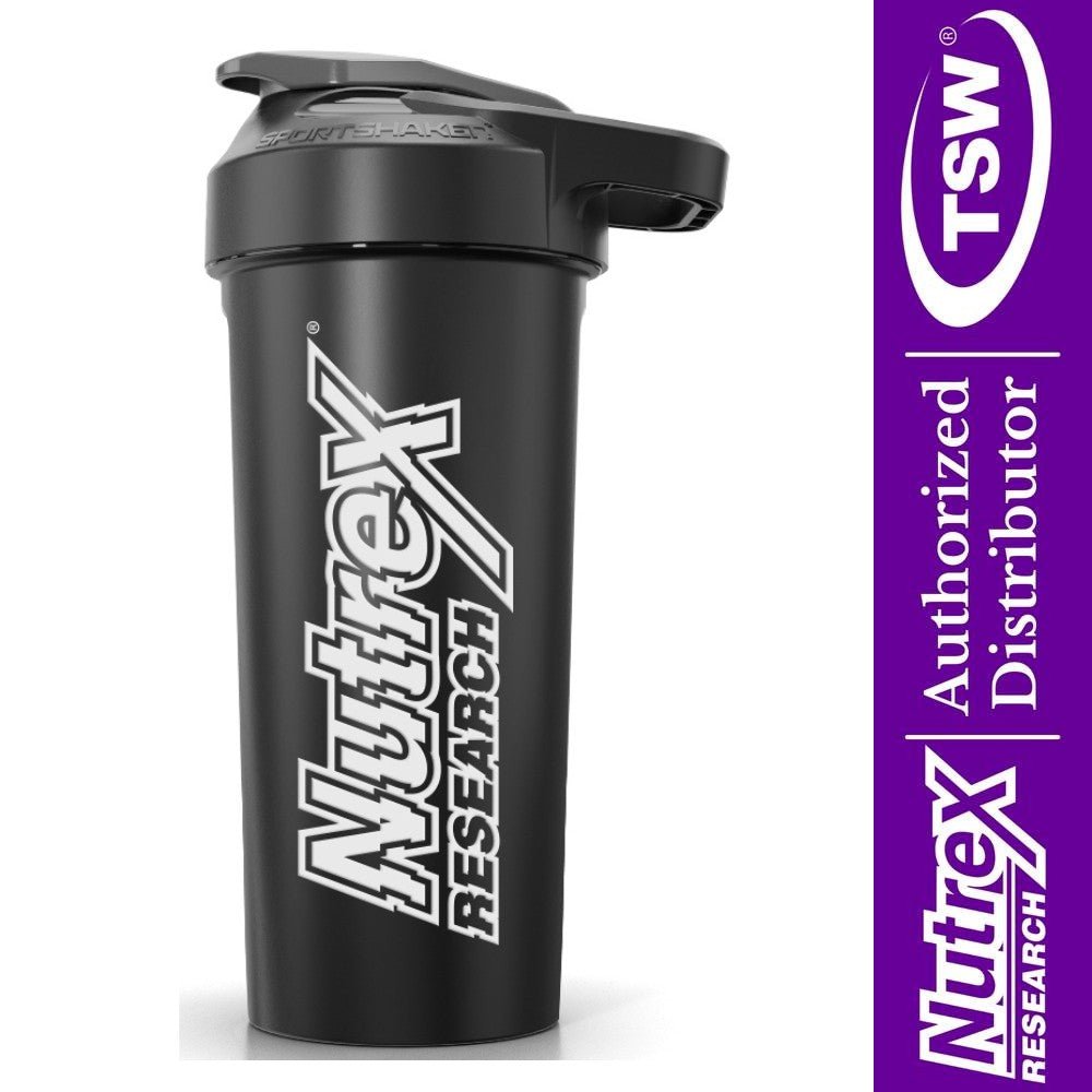 Nutrex Glitch Black Shaker 600 ml 850026029345- The Supplement Warehouse Pte Ltd