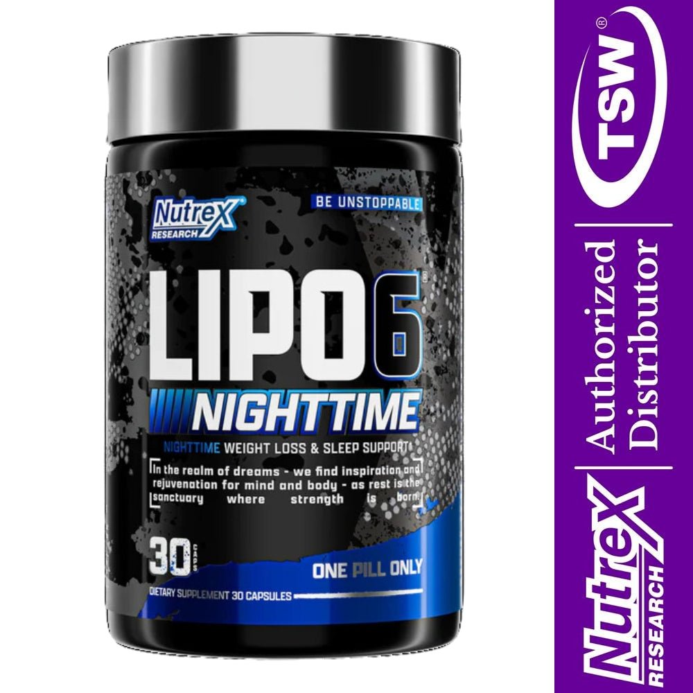 Nutrex Lipo6 Black NightTime 30 veg cap x02/27 – The Supplement 