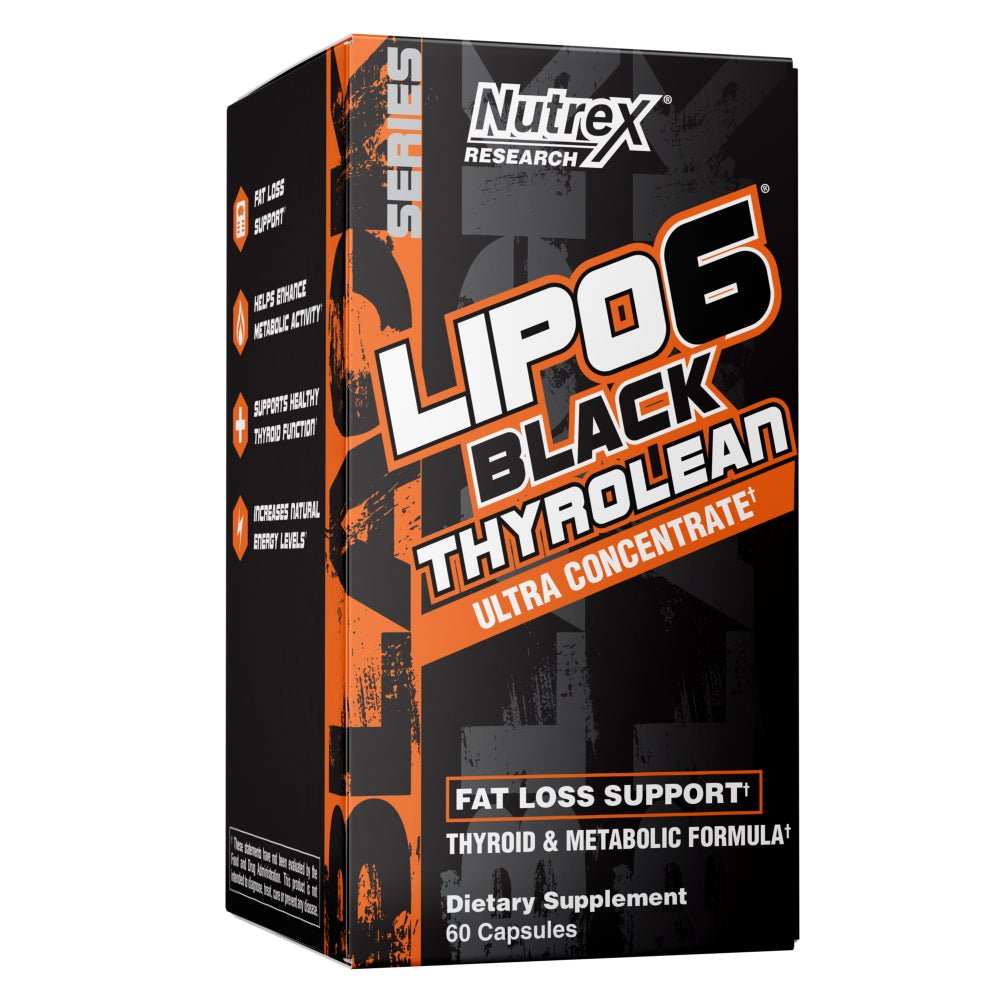 Nutrex Lipo6 Black Thyrolean (9123) 60 veg cap 850026029123- The Supplement Warehouse Pte Ltd