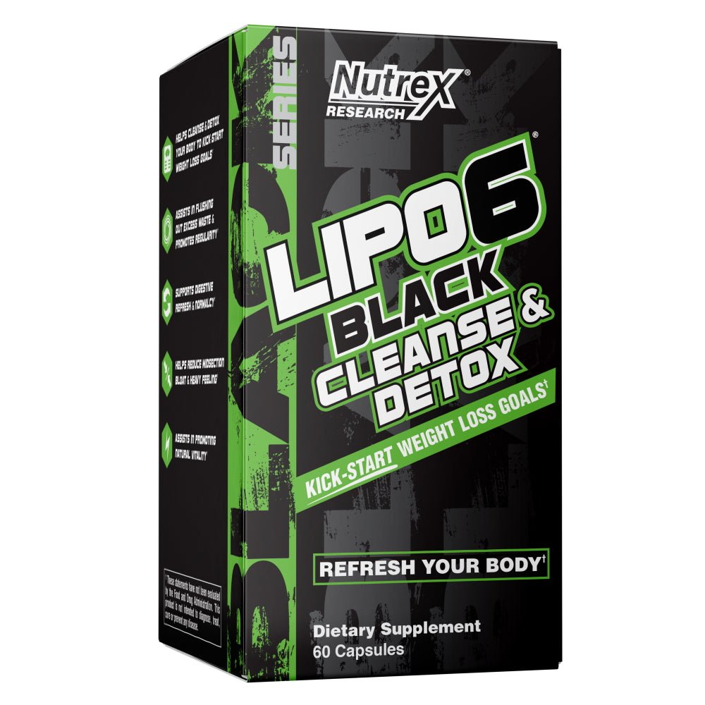 Nutrex Lipo6 Cleanse & Detox (9130) 60 veg caps 850026029130- The Supplement Warehouse Pte Ltd